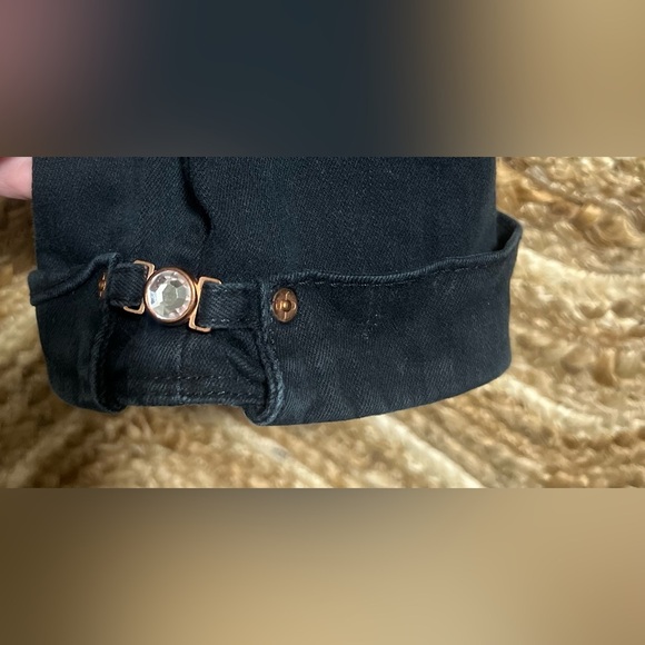 NYDJ Women's Black Cropped Denim Jeans, Size 6 - Picture 2 of 10